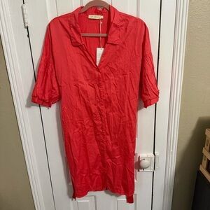 Stark X Jane Dress Nantucket Coral Pink Large B